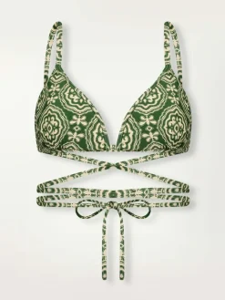lemlem Medallion Wrap Triangle Top