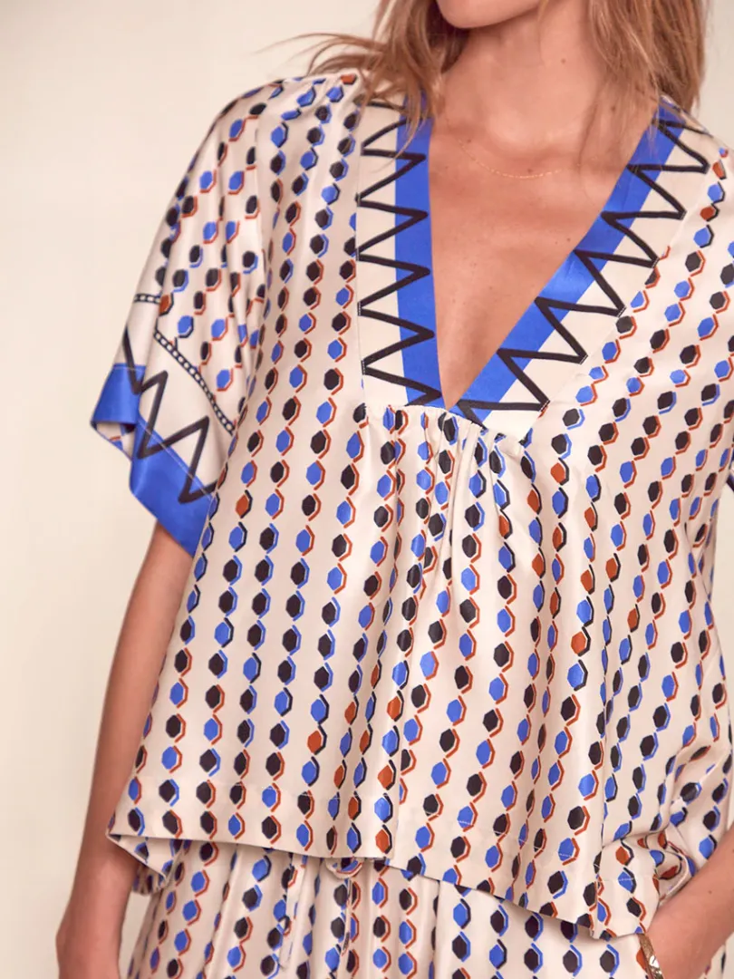 lemlem RITA | V Neck Top